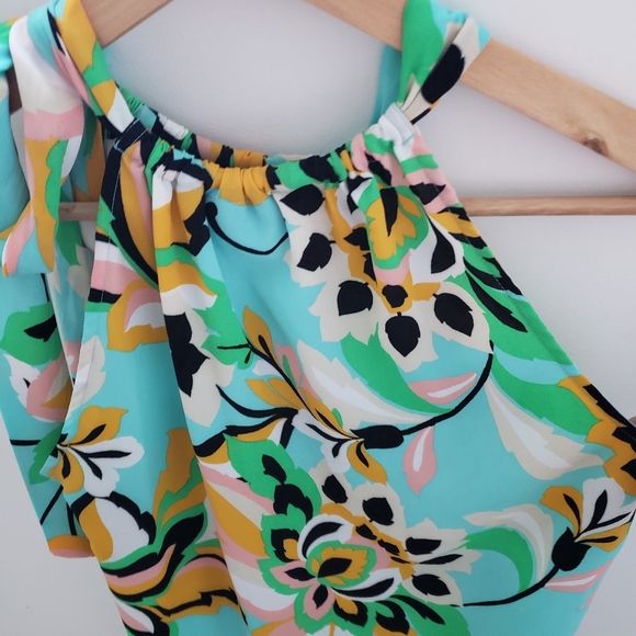 7th Ave Tie-Neck Halter Blouse - Picture 4 of 10